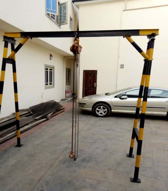 10-ton lifting equipment gantry