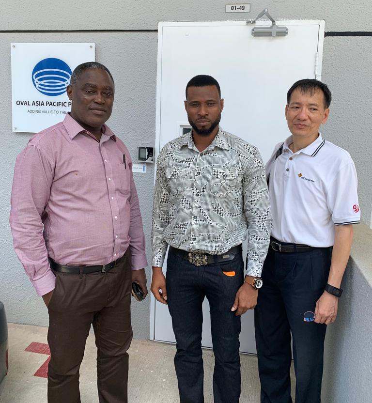 Thrust Engineering with technical partners at OVAL Asia Pacific
