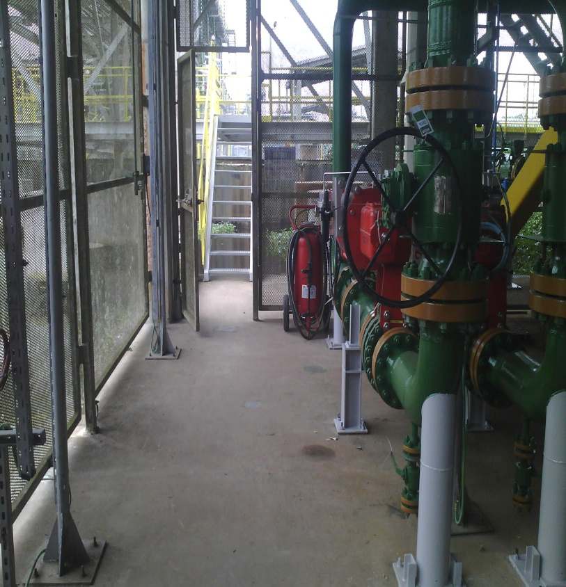 SPDC Southern Swamp Associated Gas project walkway